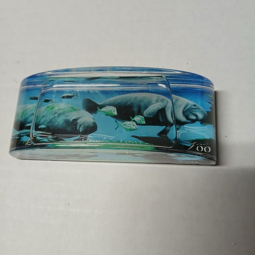 Tampa Lowry Park Zoo Manatee Liquid Magnet Souvenir Water Motion Toy ZooTampa